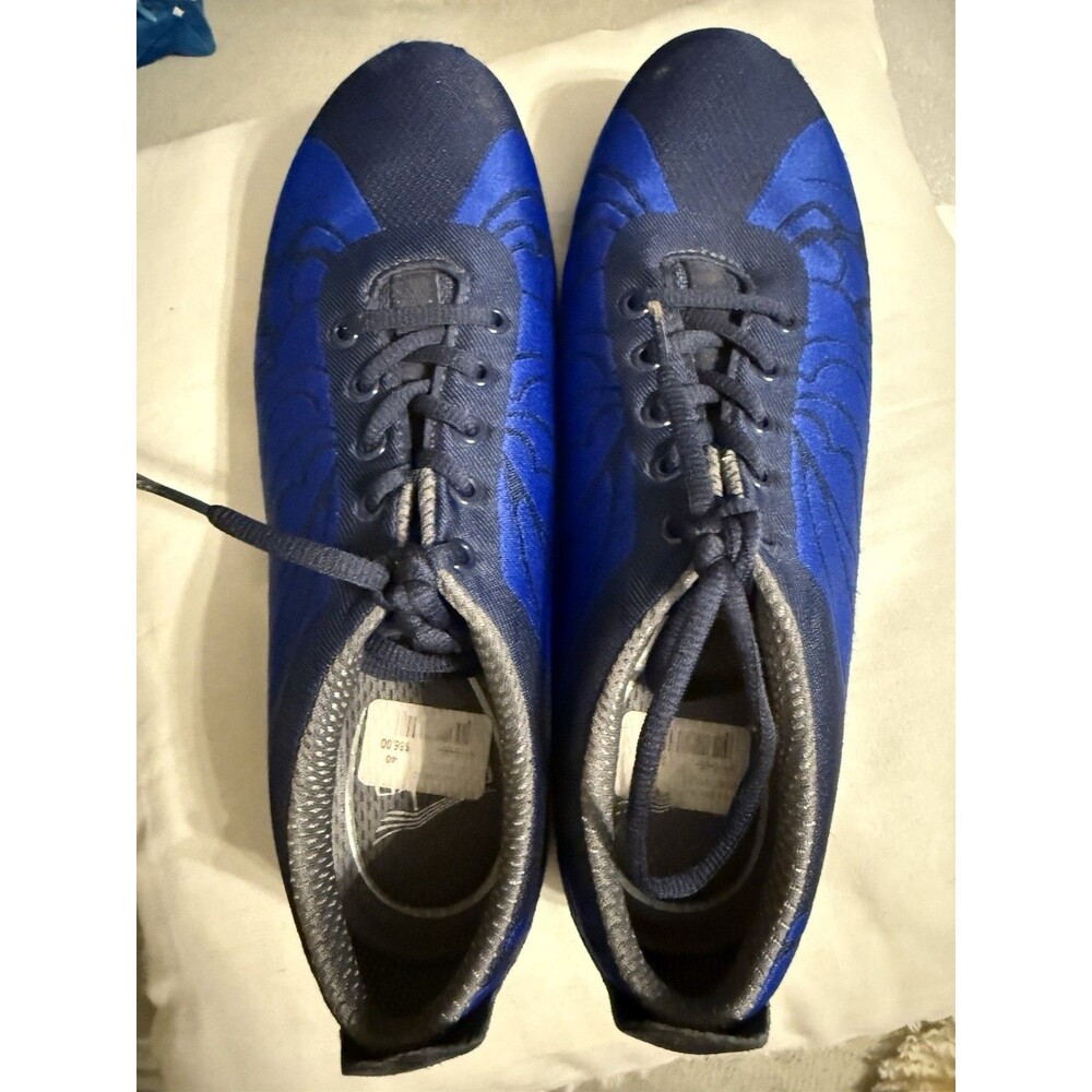 Dansko Shoes Womens 40 Hanna Sporty Lace Up Sneakers 4508737573 Blue Fabric